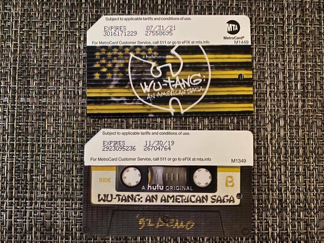 Hulu's Wu-Tang Metrocards - Season 1 & 2 - Hip Hop - Collectible