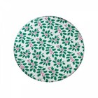 10" Double Thick Round Silver christmas Cake Card Board with Holly design - 3mm