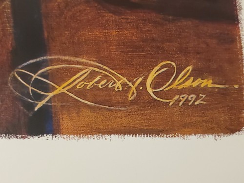 Robert Olson " The Perfectionist " AP 26 /195 Artist Proof mit Zertifikat postfrisch 1992 - Bild 12 von 12