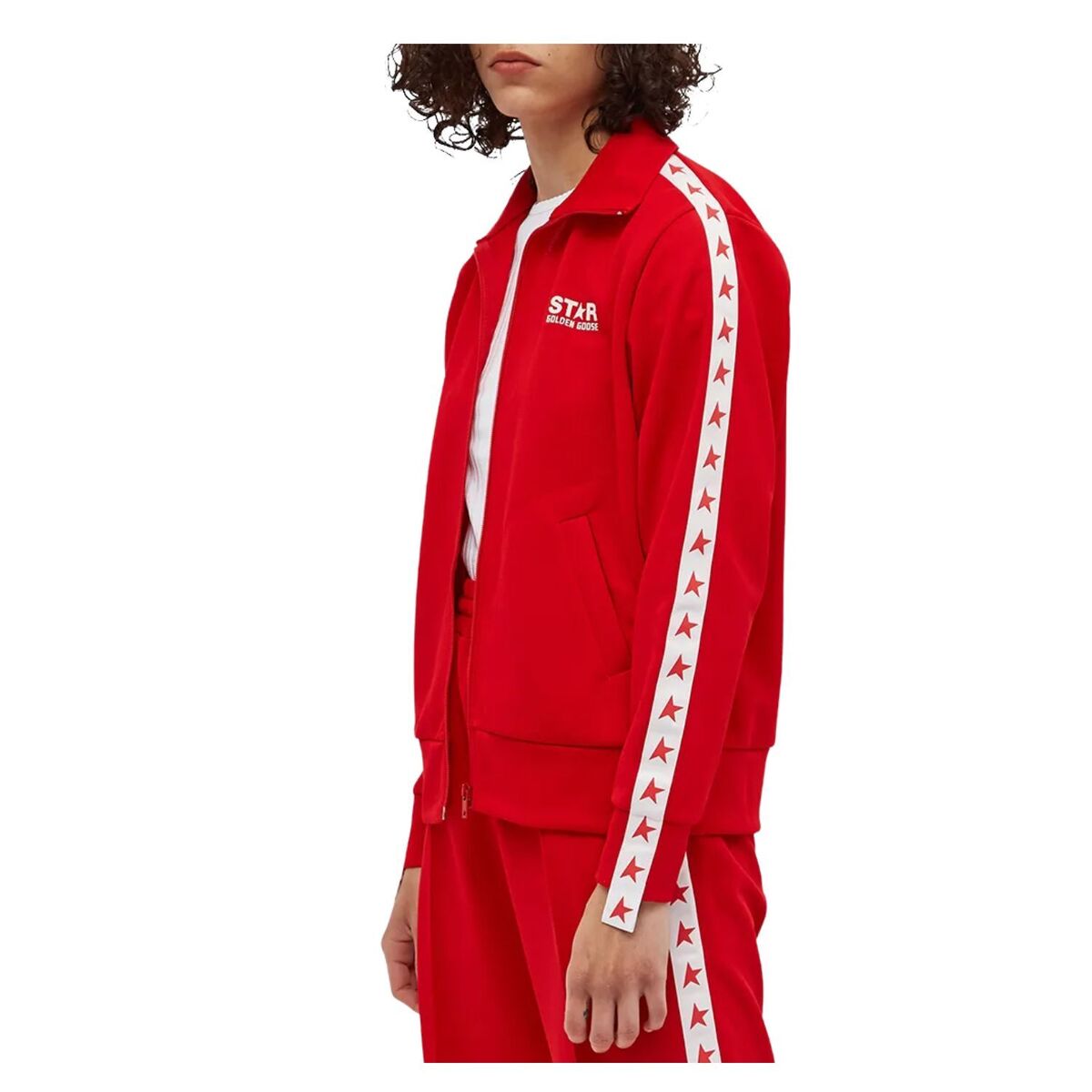GOLDEN GOOSE|Denise Star ジップアップ ジャケット レディース Golden Goose Zipped Track Jacket Denise Womens Style