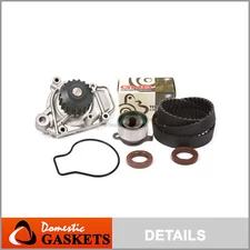 Timing Belt Water Pump Kit Fit 88-91 Honda Civic EX RT Si CRX Si 1.6L SOHC D16A6