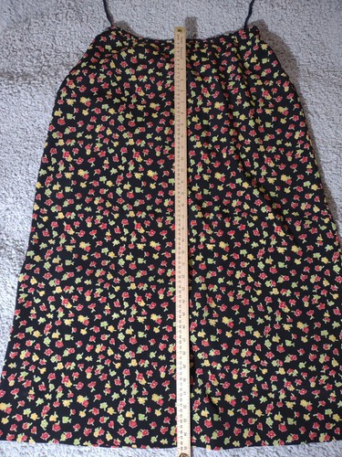Fay's Closet Leslie Fay Sportswear Vintage Black Long Skirt 35" 13/14 - Picture 9 of 18