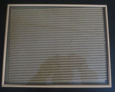 Glass Picture Frames Light Brown Metal 8" X 10"  Used