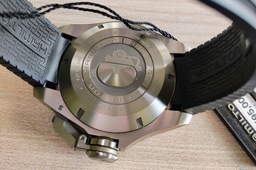 Hamilton Khaki Navy Frogman Titanium Automatico 46mm | H77805380 - Foto 6 di 6