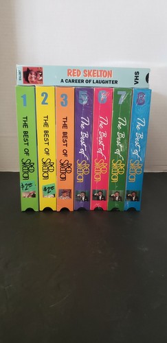 8 VHS lot Red Skelton, Best of 1-3, 5-8 and A Career of Laughter~ Comedy VHS lot - Picture 2 of 4