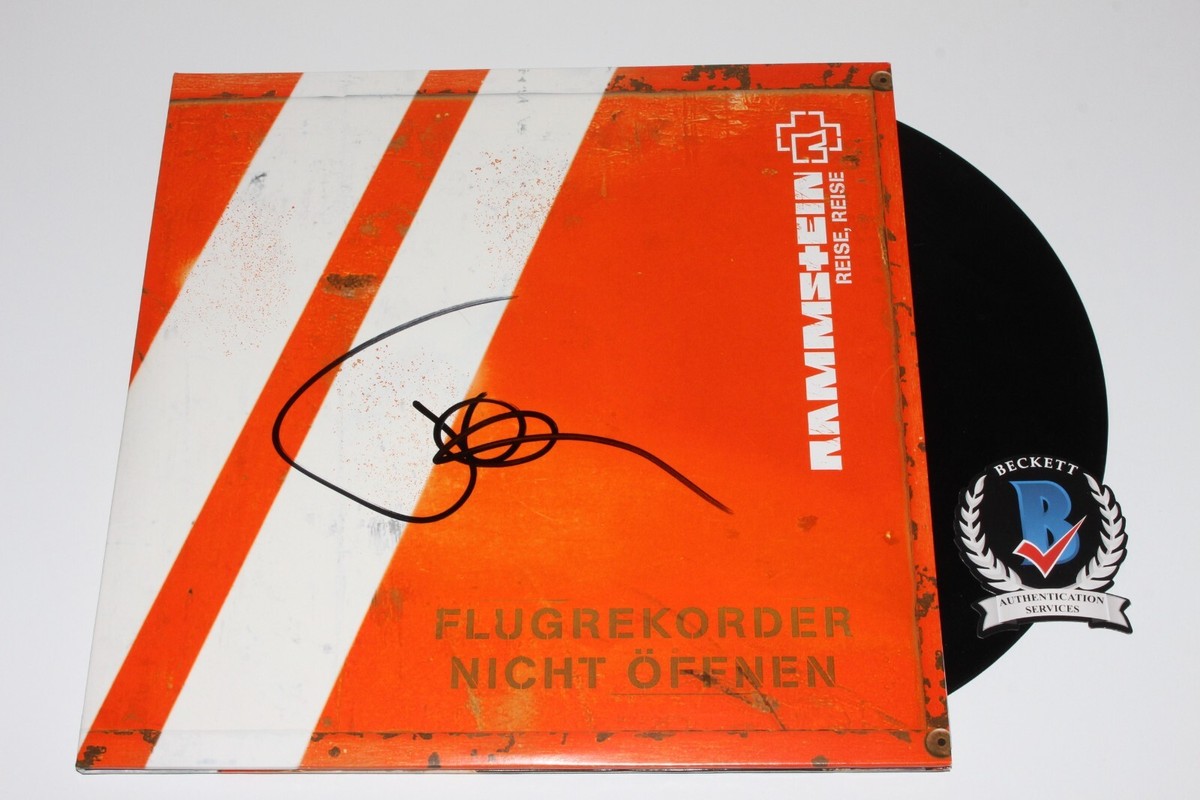 TILL LINDEMANN RAMMSTEIN SIGNED 