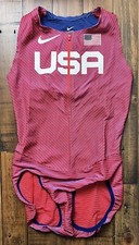 Nike Pro Elite Unitard USA 2023 Olympic Track  Field CR3507-602 Women  s Small