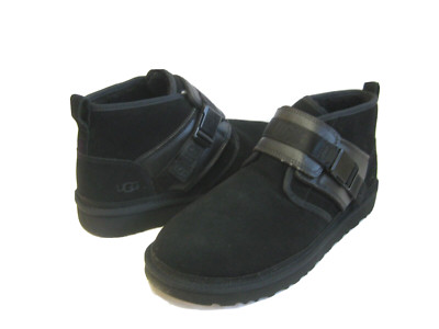 UGG NEUMEL SNAPBACK SUEDE MEN BOOTS BLACK US 11 /UK 10 /EU 44