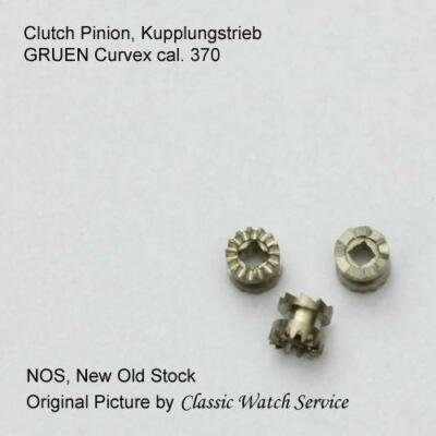 Gruen Curvex cal. 370 Curvametric Clutch Pinion Kupplungstrieb