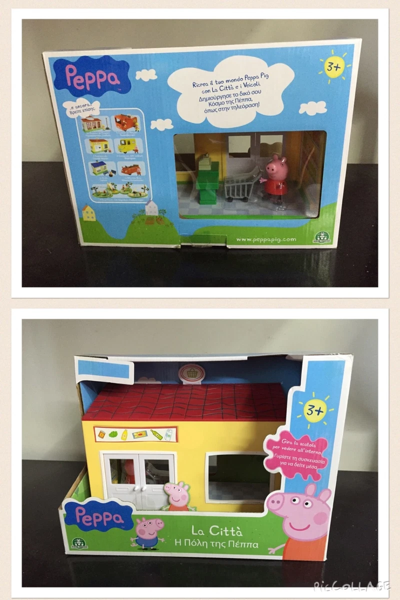 Giochi Preziosi Peppa Pig City THE SUPERMARKET with Peppa Figure MIB