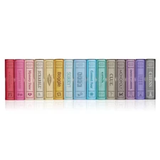 WS Game Company Collection of 15 Vintage Bookshelf Linen Book Board Games New