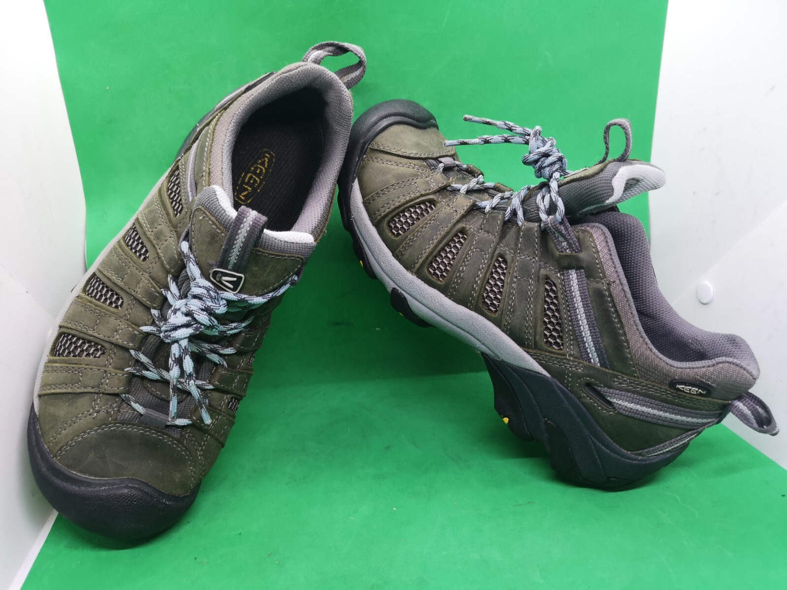 Scarpe da trekking Keen donna Voyageur pelle marrone ventilata 5258 CHSB taglia 9
