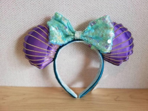 Tokyo Disney The Little Mermaid Ariel Head Band TDS TDR TDL - Picture 6 of 9