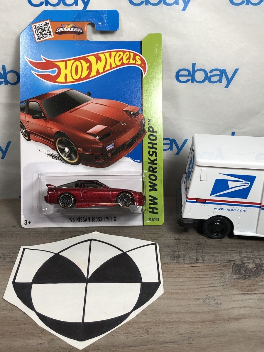 2015 Hot Wheels '96 Nissan 180SX Type X 205/250 HTF - Red - | eBay