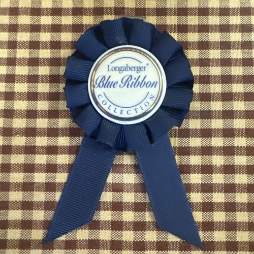Longaberger Blue Ribbon Collection Tie-On / Clip-On