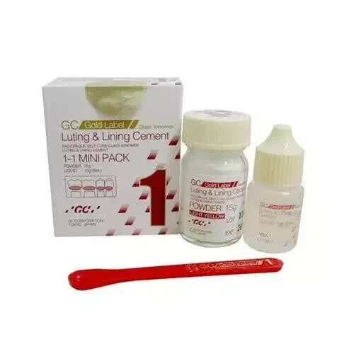 Dental GC JAPAN Gold Label Type 1 Luting & Lining GIC Cement Mini