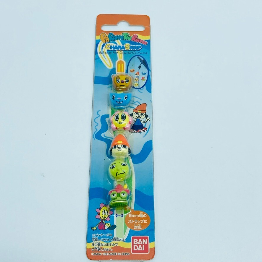PARAPPA THE RAPPER 1998 Vintage CHARASNAP Mini Figure Strap Japan