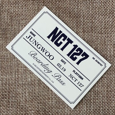 Nct127 regular passport jungwoo ジュンウトレカ