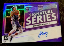 2020-21 OPTIC SIGNATURE SERIES JAHMI'US RAMSEY ROOKIE AUTO  PURPLE HOLO 🔥🔥