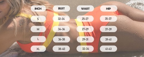 ZINPRETTY Women High Waisted Bikini Set Sports Color Block Swimsuit - NEW - Picture 7 of 8