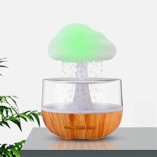 LED Rain Cloud Humidifier Night Light Essential Oil Diffuser  Ultrasonic USA