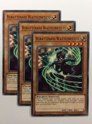 Set 3X WATTCINETICO PURETTINAIO EXFO-IT034 Common auf Italienisch YUGIOH