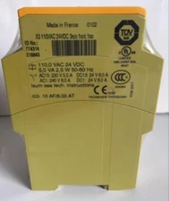 For Pilz PNOZ X3 110VAC 24VDC 3n/o 1n/c 1so 774314 Safety Relay Module