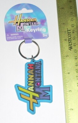 NEW Vintage Disney Hannah Montana Miley Cyrus Keyring Key Chains
