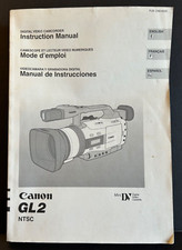VTG 2002 Canon GL2 Digital Video Camcorder Instruction Owners Manual Book 160 pg