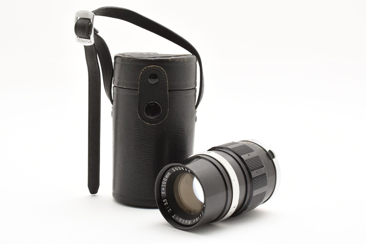 Olympus E.Zuiko Auto-T 100mm f/3.5 レンズ Olympus E.Zuiko Auto-T 100mm f3.5 Lens for Pen F FT FV from JAPAN