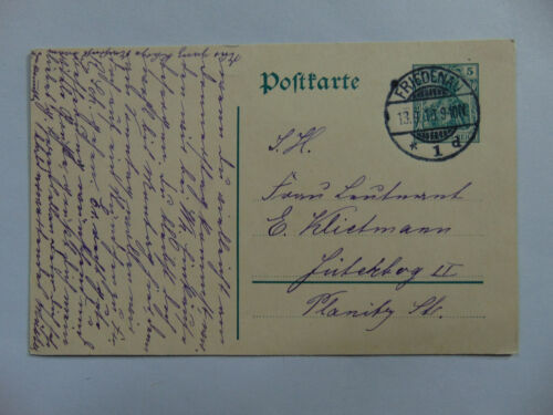 Drei Deutsches Reich 5 Pf Ganzsachen - Postkarte (.) von 1910, Mi P 90 I - Bild 2 von 13