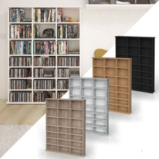 CD DVD Regal Ständer Medienregal Standregal Regalwand Aufbewahrung Holzregal
