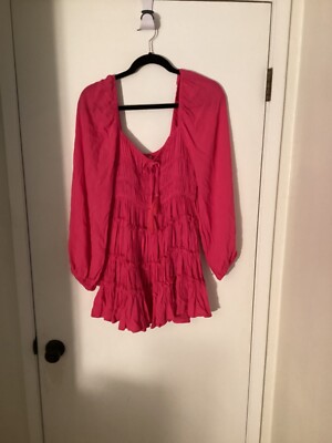 hot pink ruffle dress short Short Pink Print A-Line Homecoming Dress with Ruffles Pink / 4