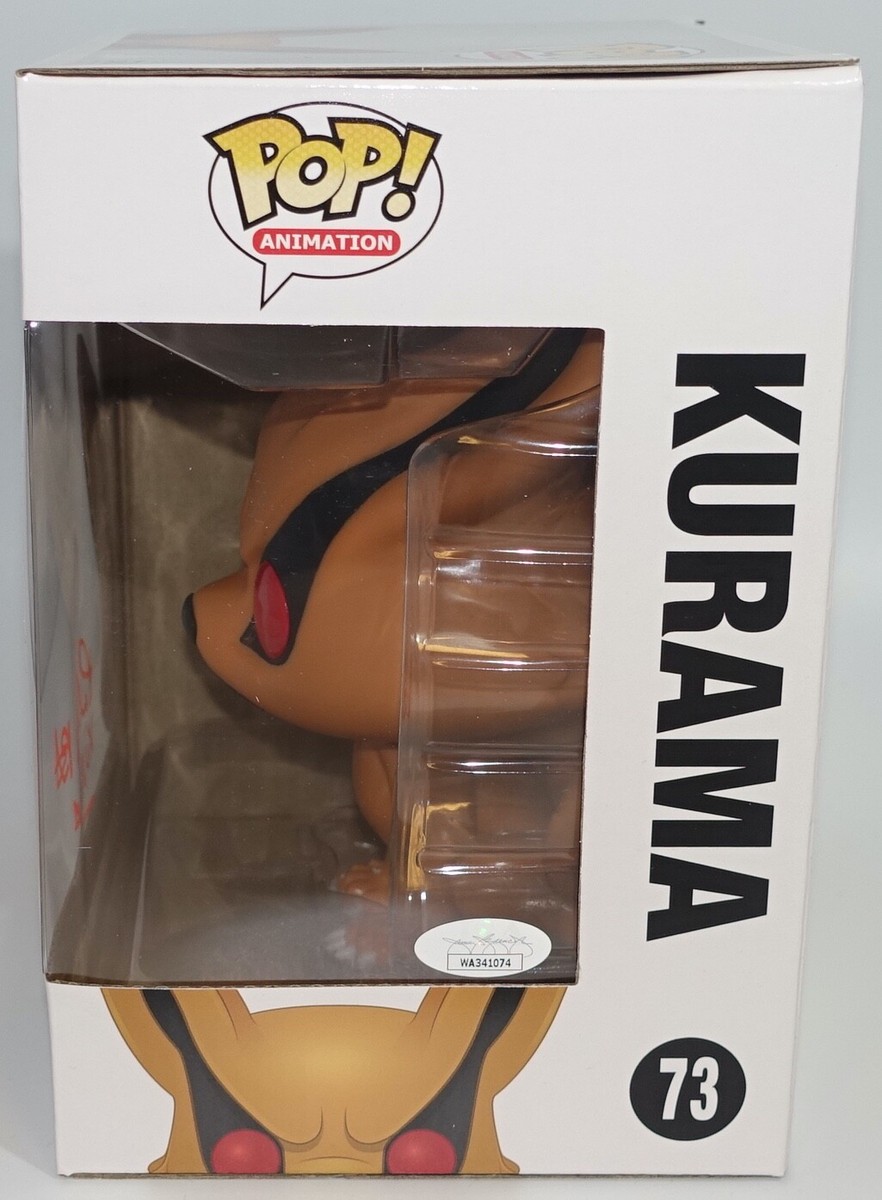 PAUL ST. PETER Signed NARUTO SHIPPUDEN KURAMA FUNKO POP Vinyl JSA