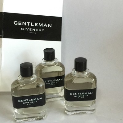 3 Givenchy Gentleman Eau de Toilette Men  .2oz Mini No Box   3 Mini pack