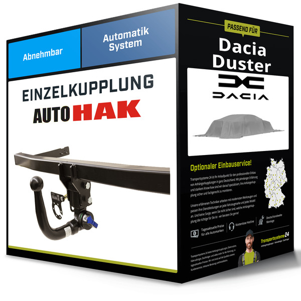 Abnehmbare AnhäNgerkupplung für Dacia Duster 23- III Typ PYM / PYN Auto Hak AHK-image