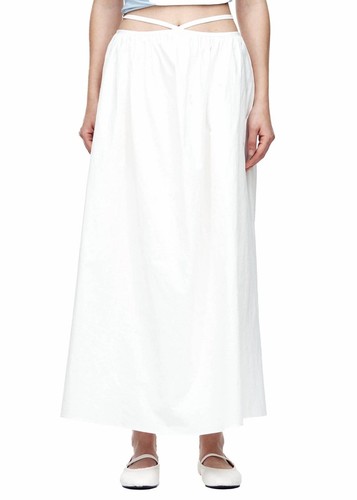 Nia Shirin Skirt White