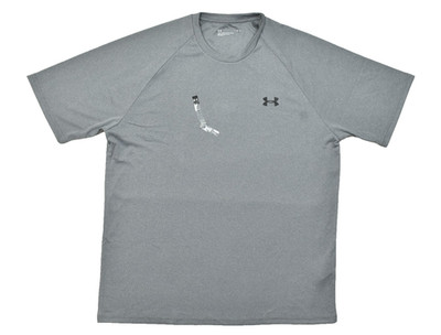 Under Armour Men's Size Large Gray Tech Short Sleeve Crew Neck Loose Fit Tee NEW