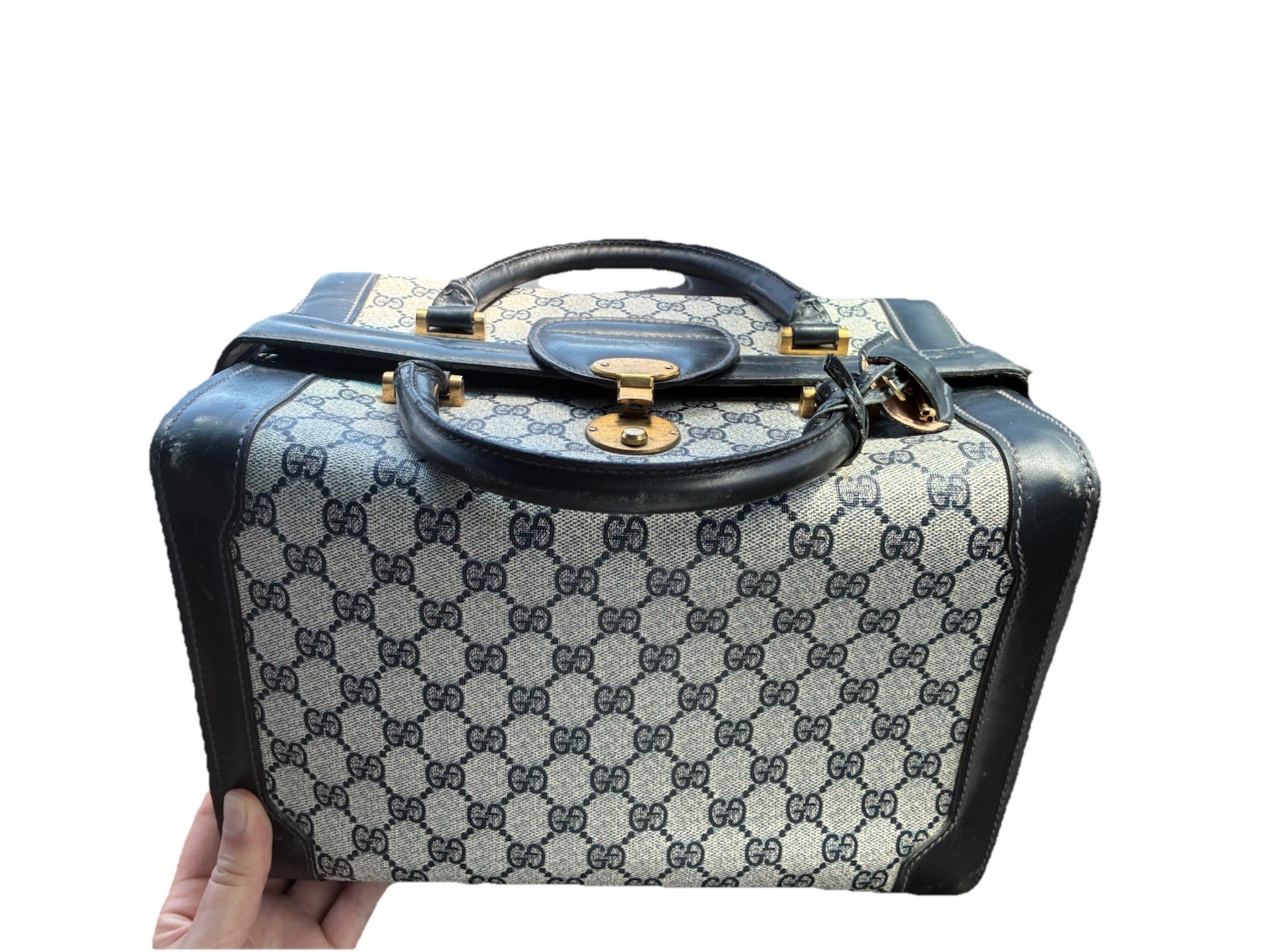 Vintage gucci doctors bag/carrying case 1970’s