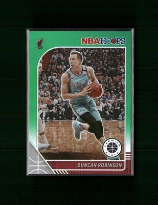 2019-20 Hoops Premium Stock Prizms Green #262 Duncan Robinson