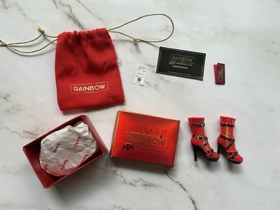 MGA Rainbow High Mini Accessories Studio Shoes - Ruby Anderson s Buckle Boots