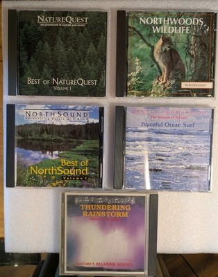 Lot Of Five Nature Sounds and North sound Cds