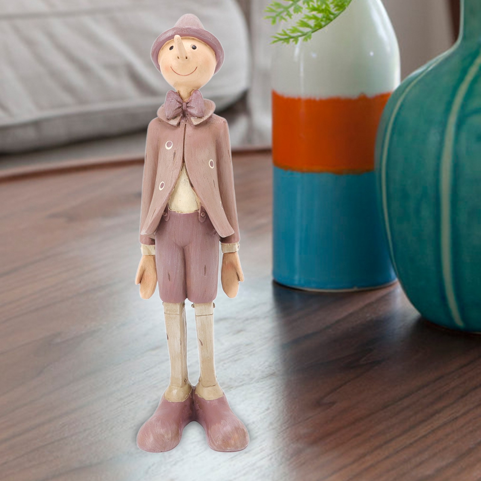 Resin Puppet Ornament Stable Placing Round Slippy Exquisite Desktop Puppet