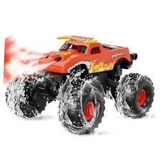 Waterproof RC Cars - 1:16 Monster Remote Control Truck, Christmas Orange