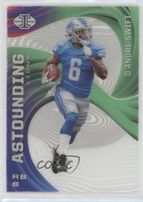 2020 Panini Illusions Astounding Emerald D'Andre Swift #A5 1u6