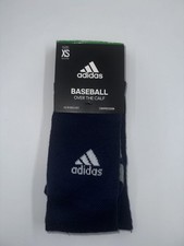 Adidas Icon Over The Calf Navy One Pair Baseball Socks Size XS NEW