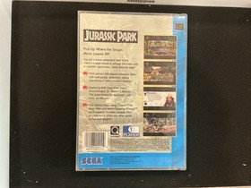 Jurassic Park (Sega CD, 1993) Tested/Working CIB
