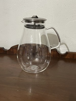 Teavana Glass Ice Tea Pitcher Carafe Strainer Maker Beverage Drink