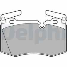 Delphi LP2235 brake pad set, disc brake for Mini
