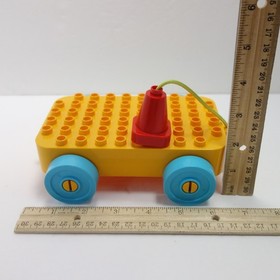 Lego Duplo Yellow Wagon Pull Along Large Car Base Vehicle Toddler Stem Toy